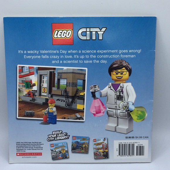 Lego City Wrecking Valentine’s Day! Book by Trey King Scholastic Softcover - Picture 8 of 9